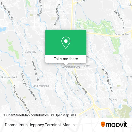 Dasma Imus Jeppney Terminal map