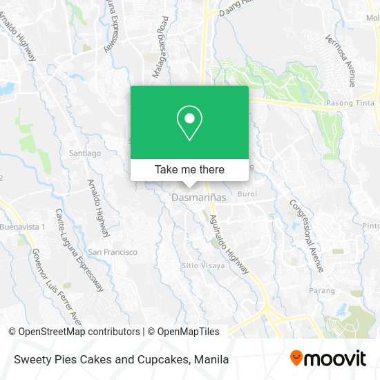 Sweety Pies Cakes and Cupcakes map