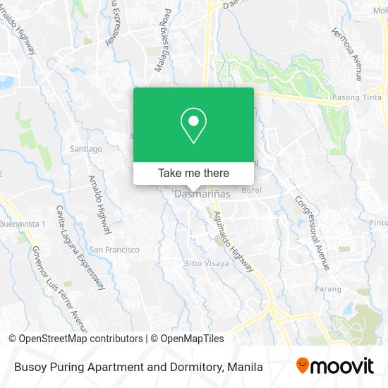 Busoy Puring Apartment and Dormitory map