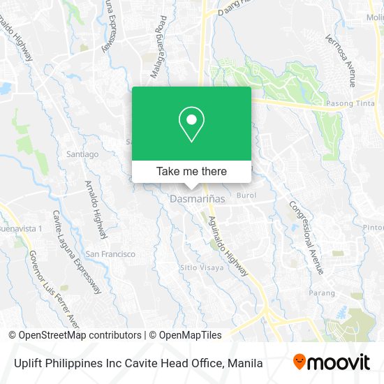 Uplift Philippines Inc Cavite Head Office map