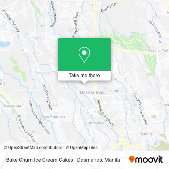 Bake Churn Ice Cream Cakes - Dasmarias map
