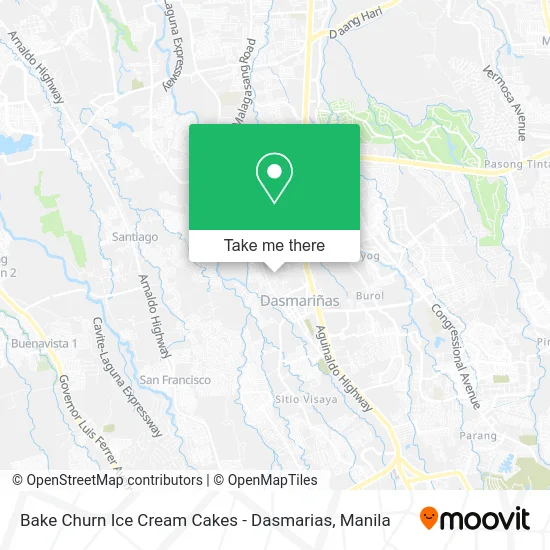 Bake Churn Ice Cream Cakes - Dasmarias map