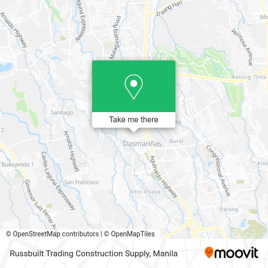 Russbuilt Trading Construction Supply map