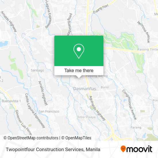 Twopointfour Construction Services map