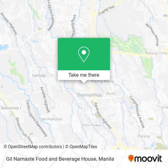 Gil Namaste Food and Beverage House map