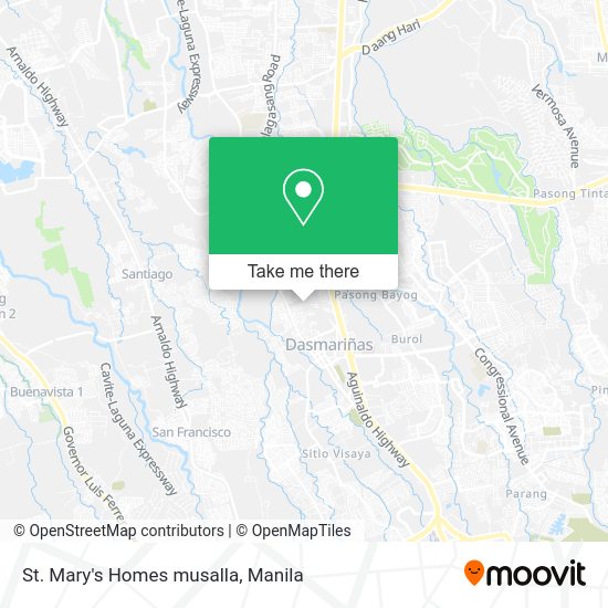 St. Mary's Homes musalla map