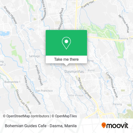 Bohemian Guides Cafe - Dasma map