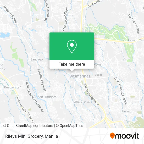 Rileys Mini Grocery map