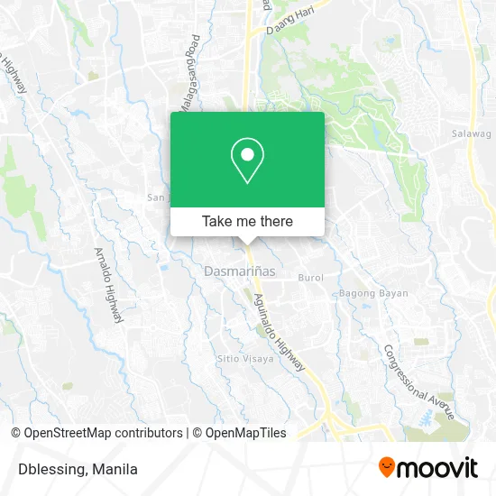 Dblessing map