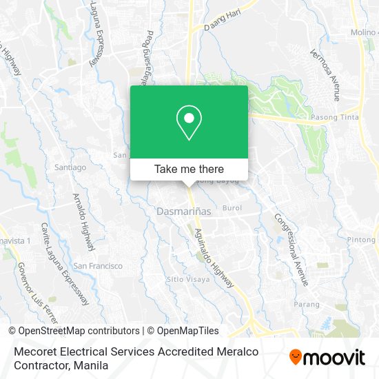 Mecoret Electrical Services Accredited Meralco Contractor map