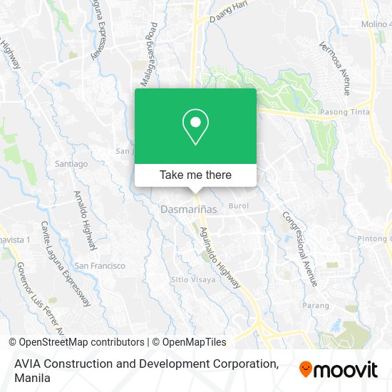 AVIA Construction and Development Corporation map