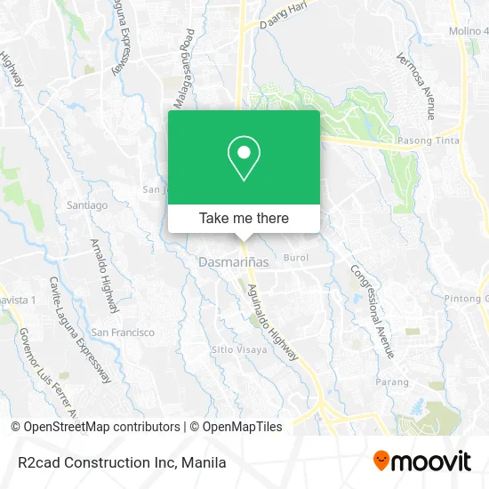 R2cad Construction Inc map
