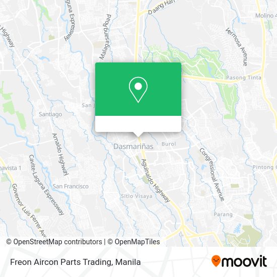 Freon Aircon Parts Trading map