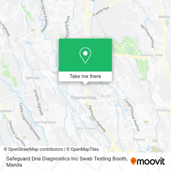 Safeguard Dna Diagnostics Inc Swab Testing Booth map