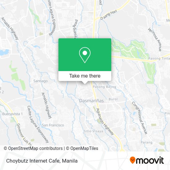 Choybutz Internet Cafe map