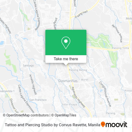Tattoo and Piercing Studio by Corvus Ravette map