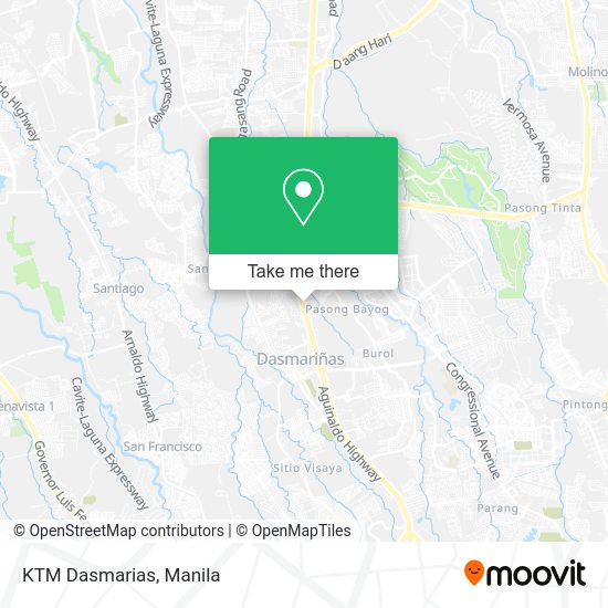 KTM Dasmarias map