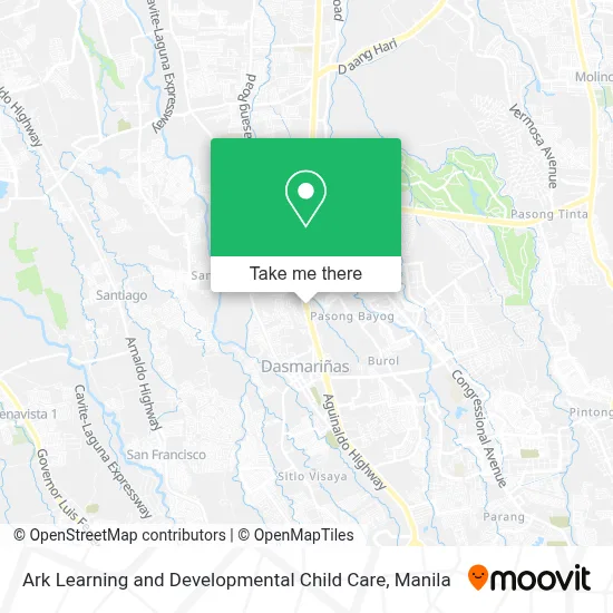 Ark Learning and Developmental Child Care map