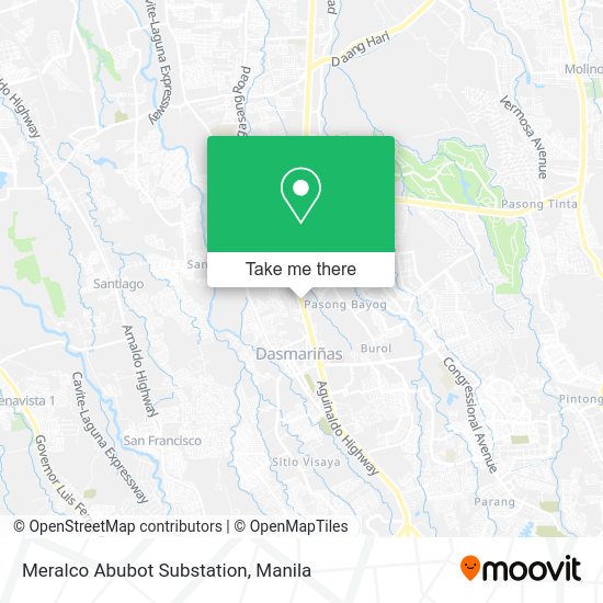 Meralco Abubot Substation map