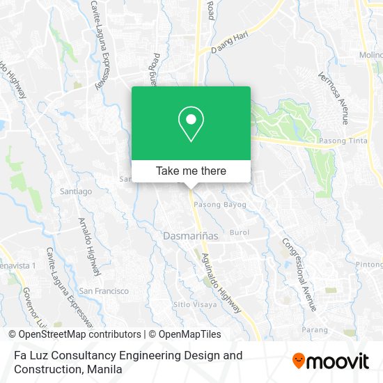 Fa Luz Consultancy Engineering Design and Construction map