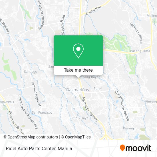 Ridel Auto Parts Center map