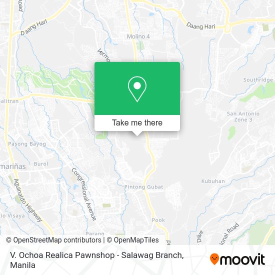 V. Ochoa Realica Pawnshop - Salawag Branch map