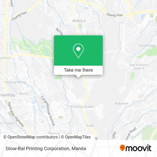 Glow-Bal Printing Corporation map