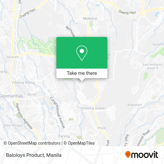 Baloloys Product map