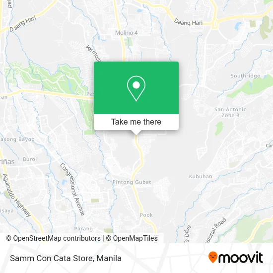 Samm Con Cata Store map