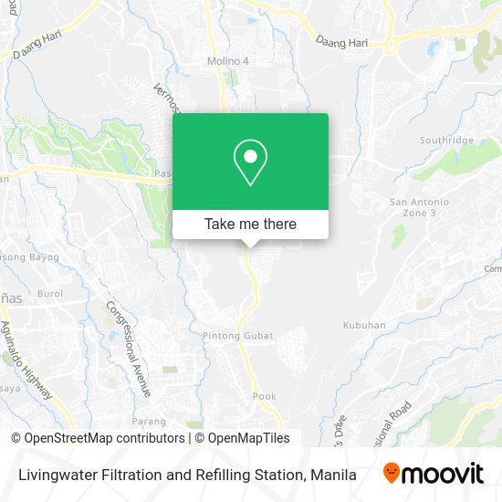 Livingwater Filtration and Refilling Station map