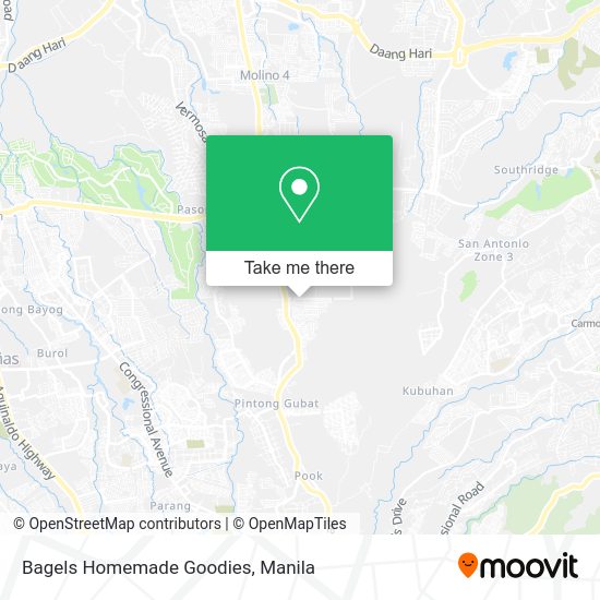 Bagels Homemade Goodies map