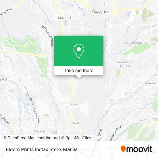 Bloom Prints Instax Store map