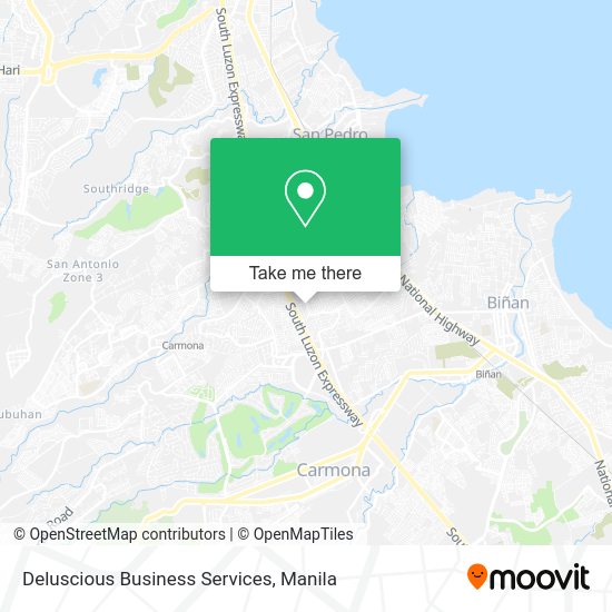 Deluscious Business Services map