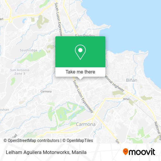 Lelham Aguilera Motorworks map