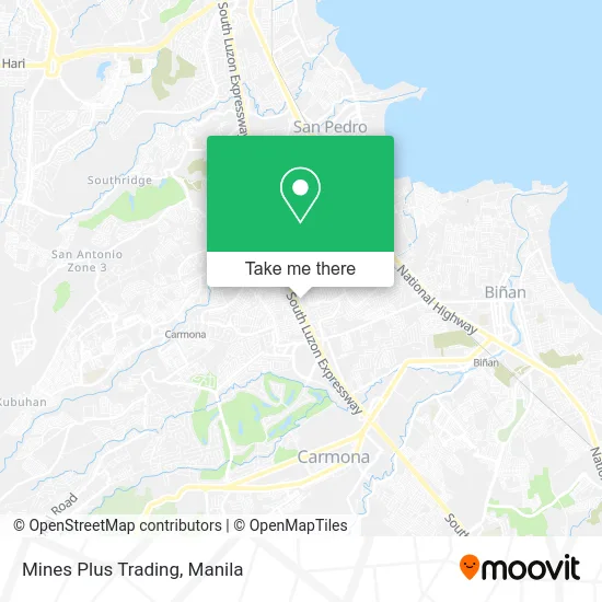 Mines Plus Trading map