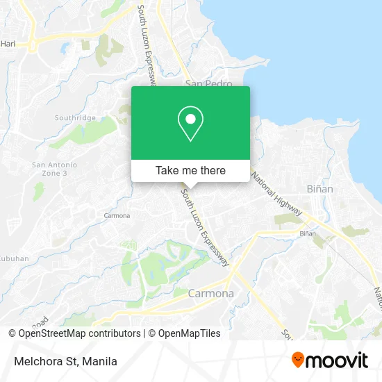 Melchora St map