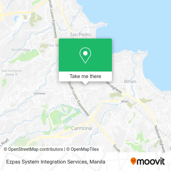 Ezpas System Integration Services map