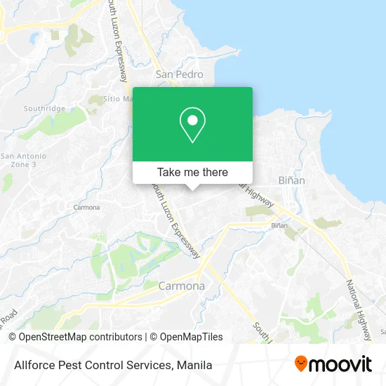 Allforce Pest Control Services map