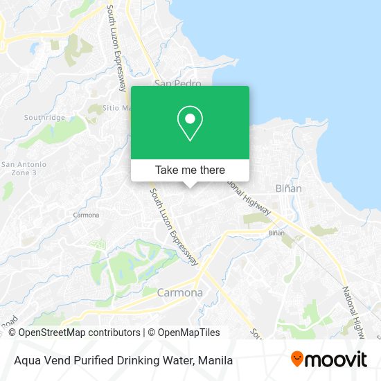 Aqua Vend Purified Drinking Water map