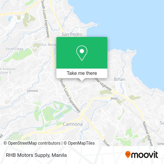 RHB Motors Supply map