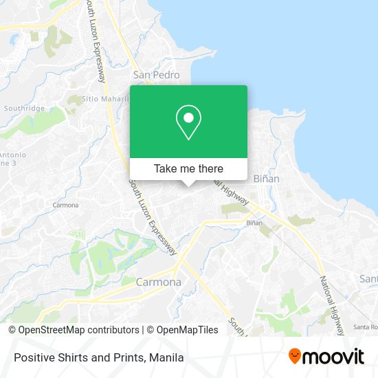Positive Shirts and Prints map