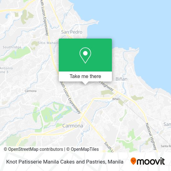 Knot Patisserie Manila Cakes and Pastries map