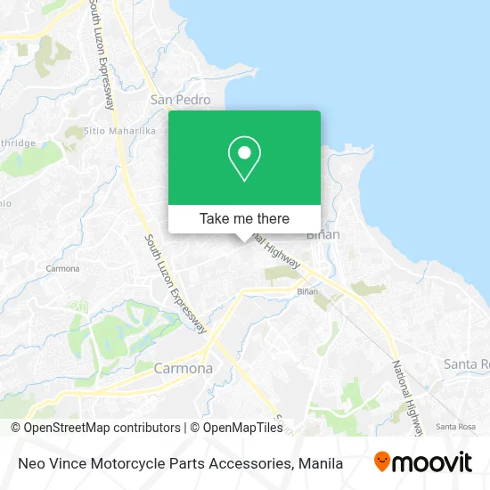 Neo Vince Motorcycle Parts Accessories map