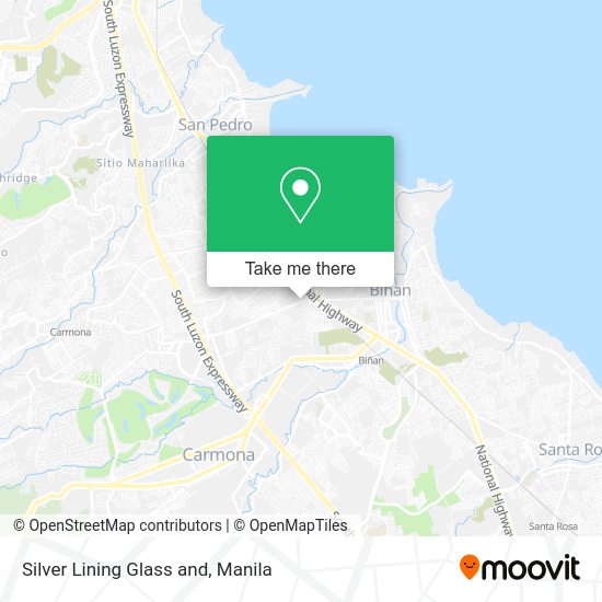 Silver Lining Glass and map