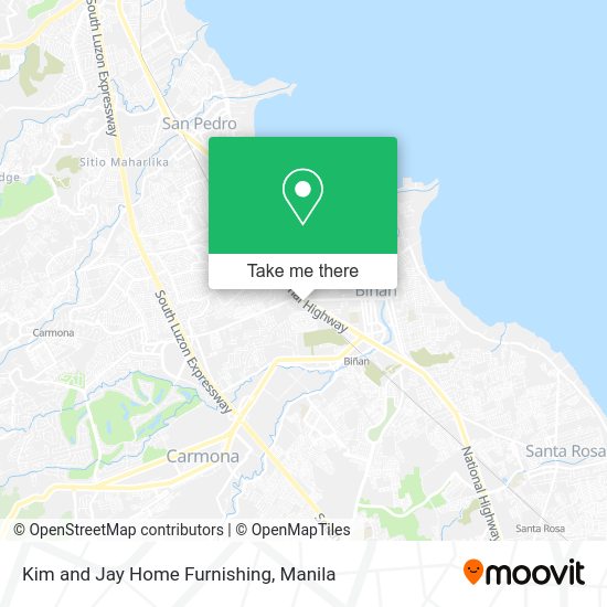 Kim and Jay Home Furnishing map