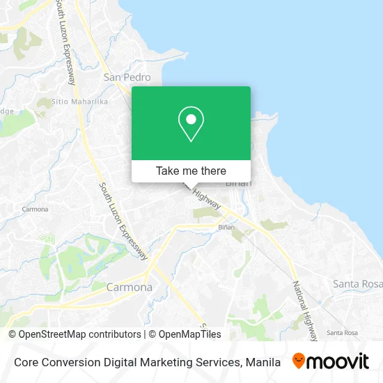 Core Conversion Digital Marketing Services map