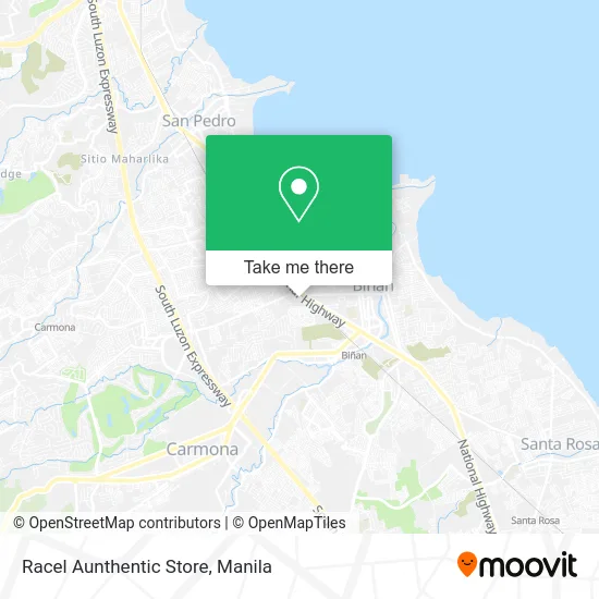 Racel Aunthentic Store map