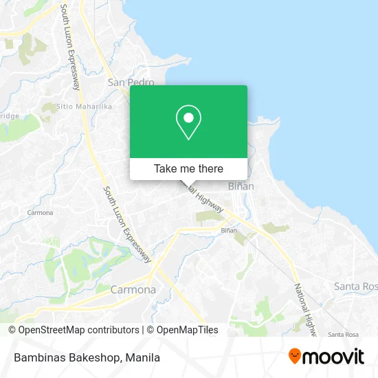 Bambinas Bakeshop map