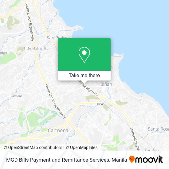 MGD Bills Payment and Remittance Services map