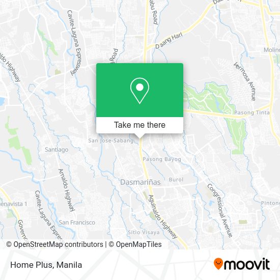 Home Plus map